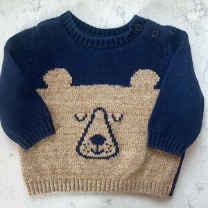 Baby Gap Knit Bear Sweater